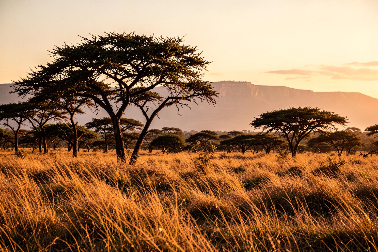 Africa: Warm wind over the savanna